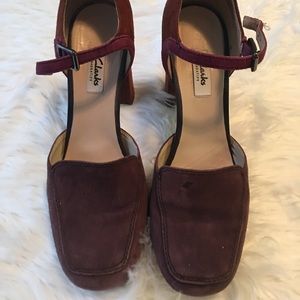 Clark’s Ankle Strap Heels